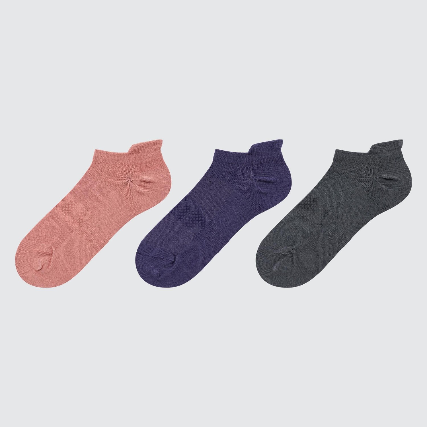 

Короткие носки (спортивные/3 пары) UNIQLO, розовый