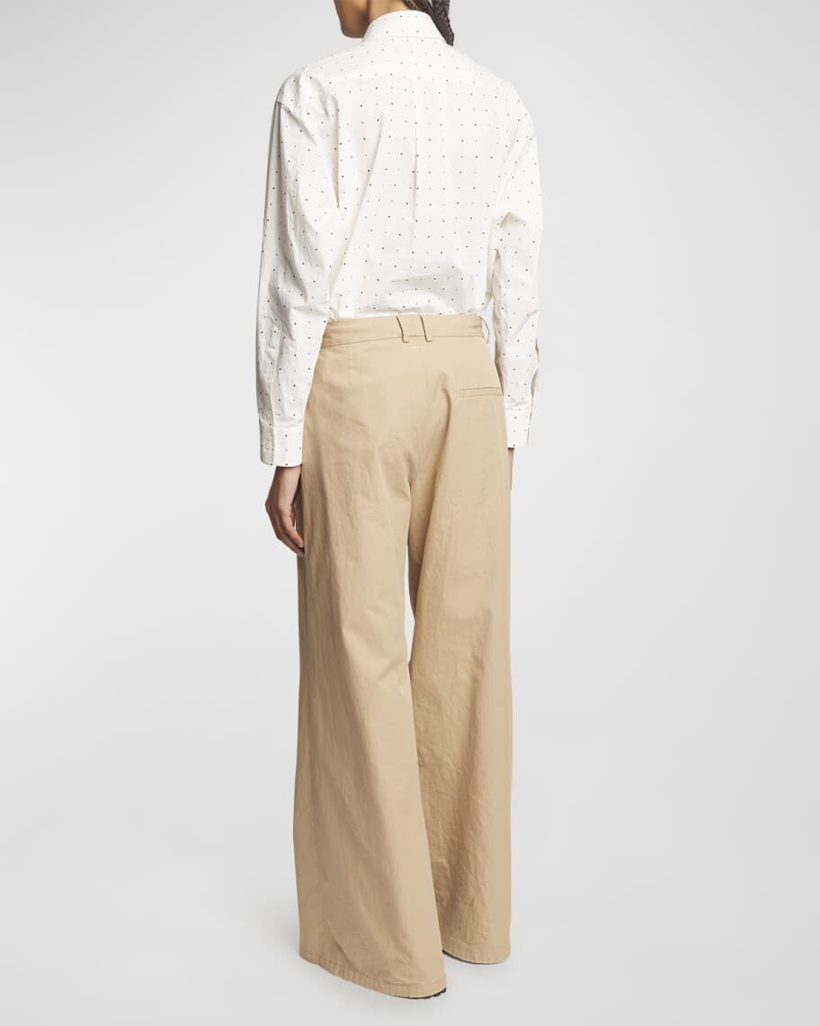 

Мешковатые широкие брюки MM6 Maison Margiela