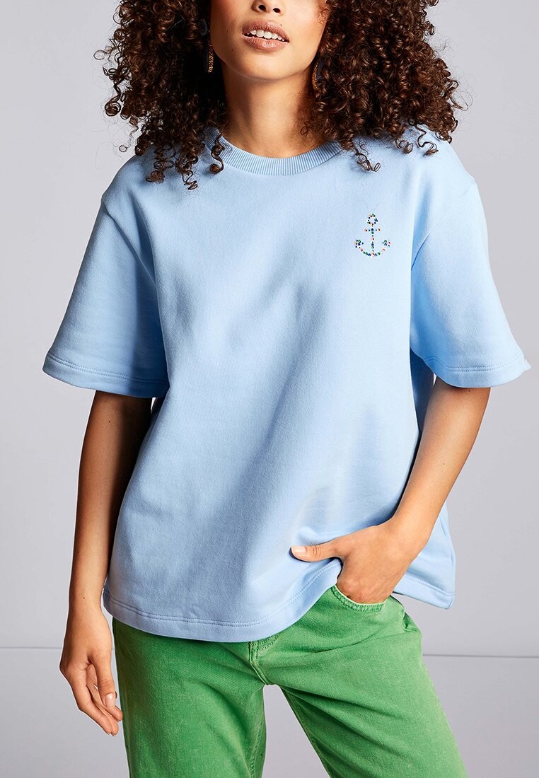 

Футболка базовая Rich & Royal, цвет amalfi blue