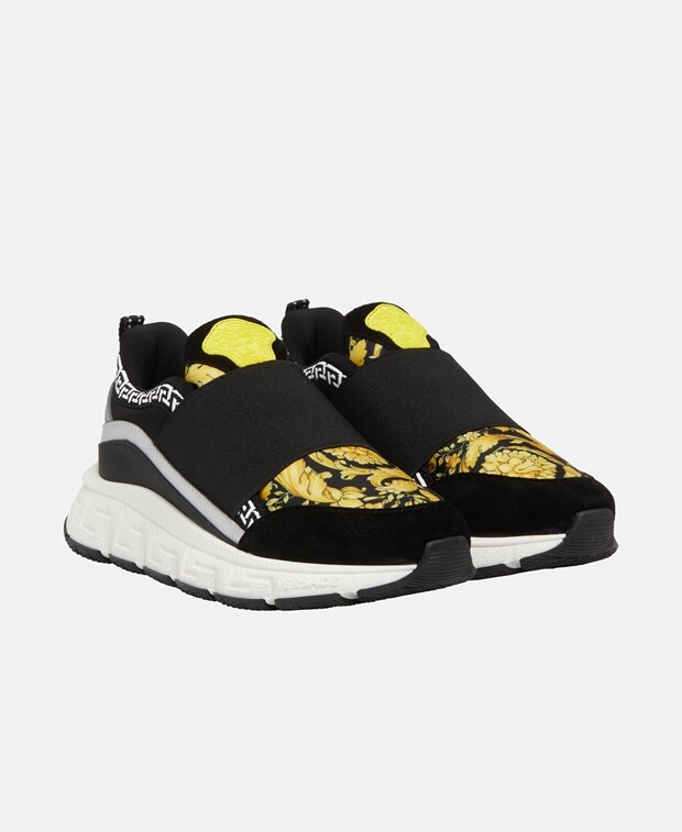 

Слипоны Versace, черный
