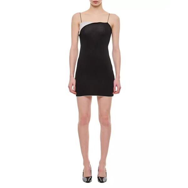 

Платье viscose mini dress Jacquemus, черный