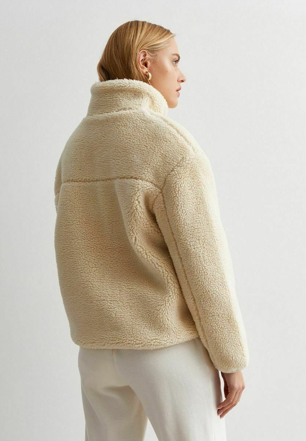 

Флисовая куртка HIGH NECK New Look, цвет cream