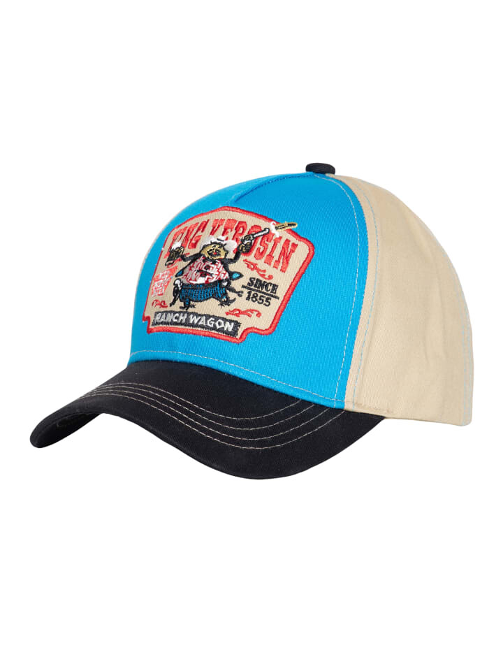 

Бейсболка King Kerosin Trucker Ranch Wagon, голубой