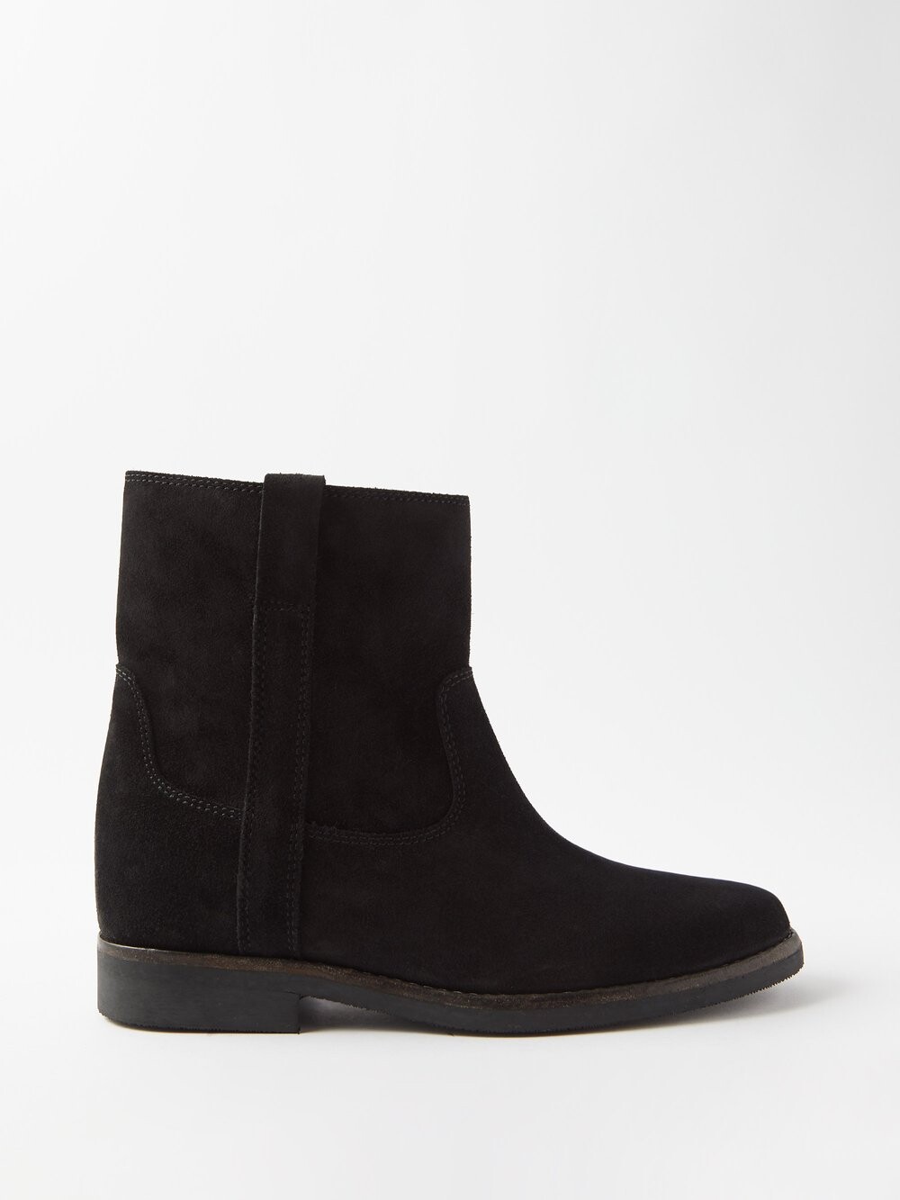 

Замшевые ботильоны susee Isabel Marant, черный