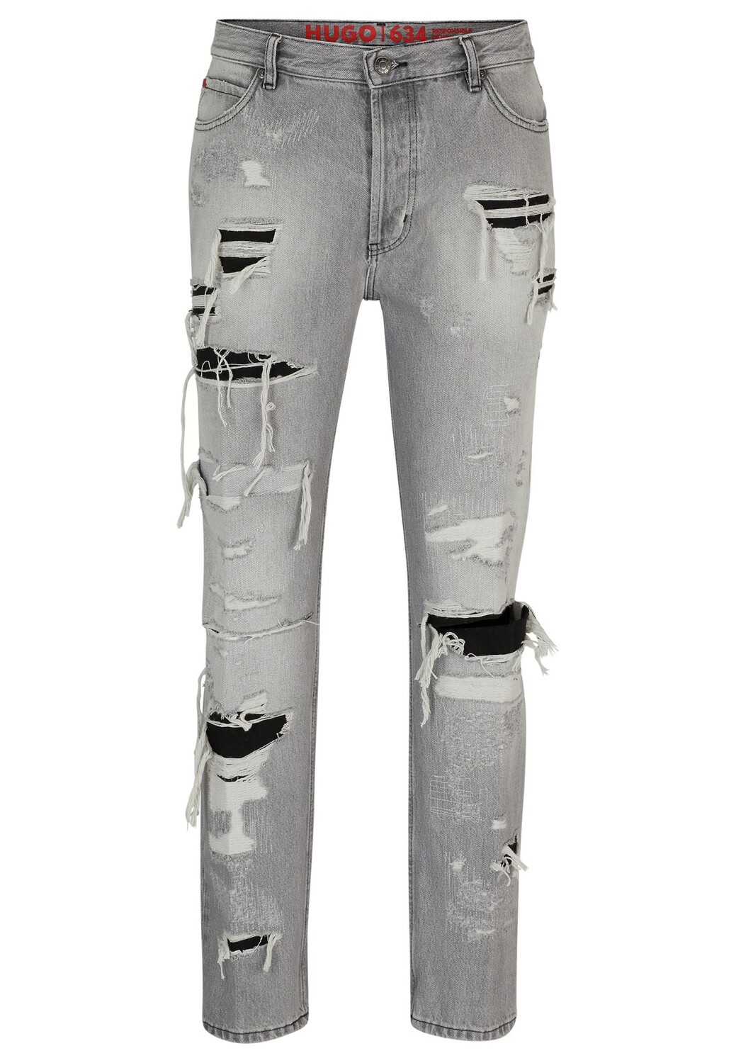 

Джинсы HUGO HUGO 634 Tapered Fit, светло-серый