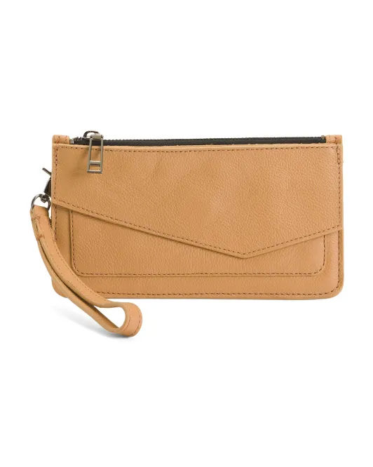 

Кожаный кошелек Cobble Hill на руку Botkier, цвет Camel
