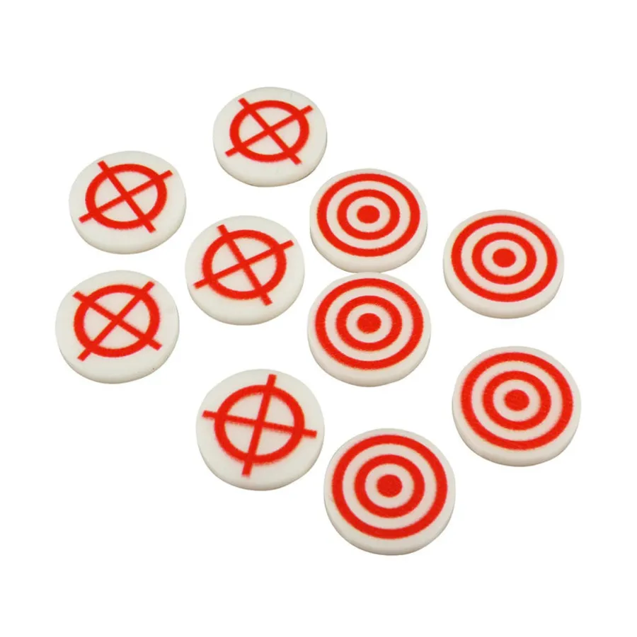 

Набор жетонов прицела и цели для перекрестия, Premium Printed Game Tokens