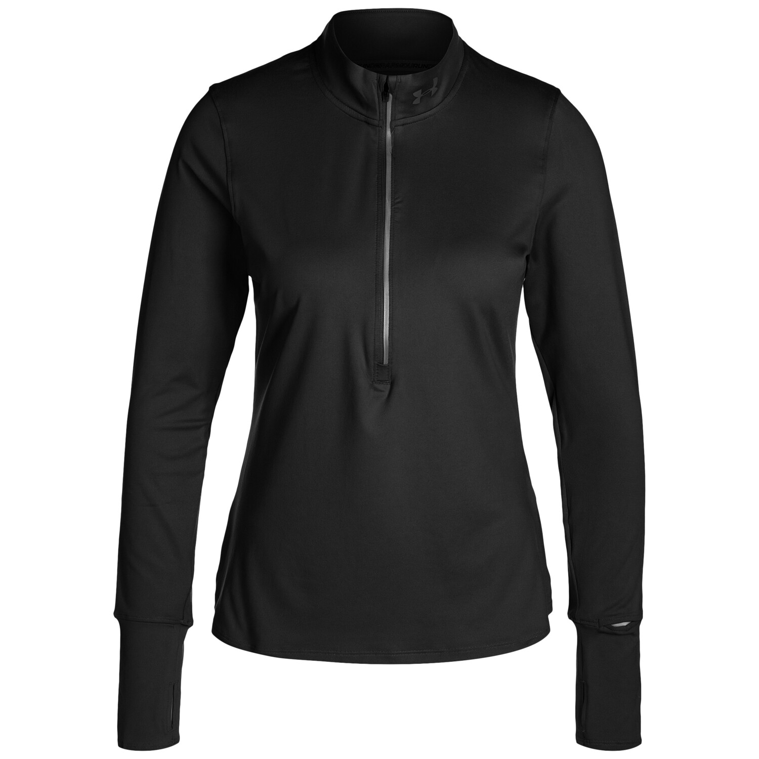 

Лонгслив Under Armour Qualifier Run 1/2 Zip, черный