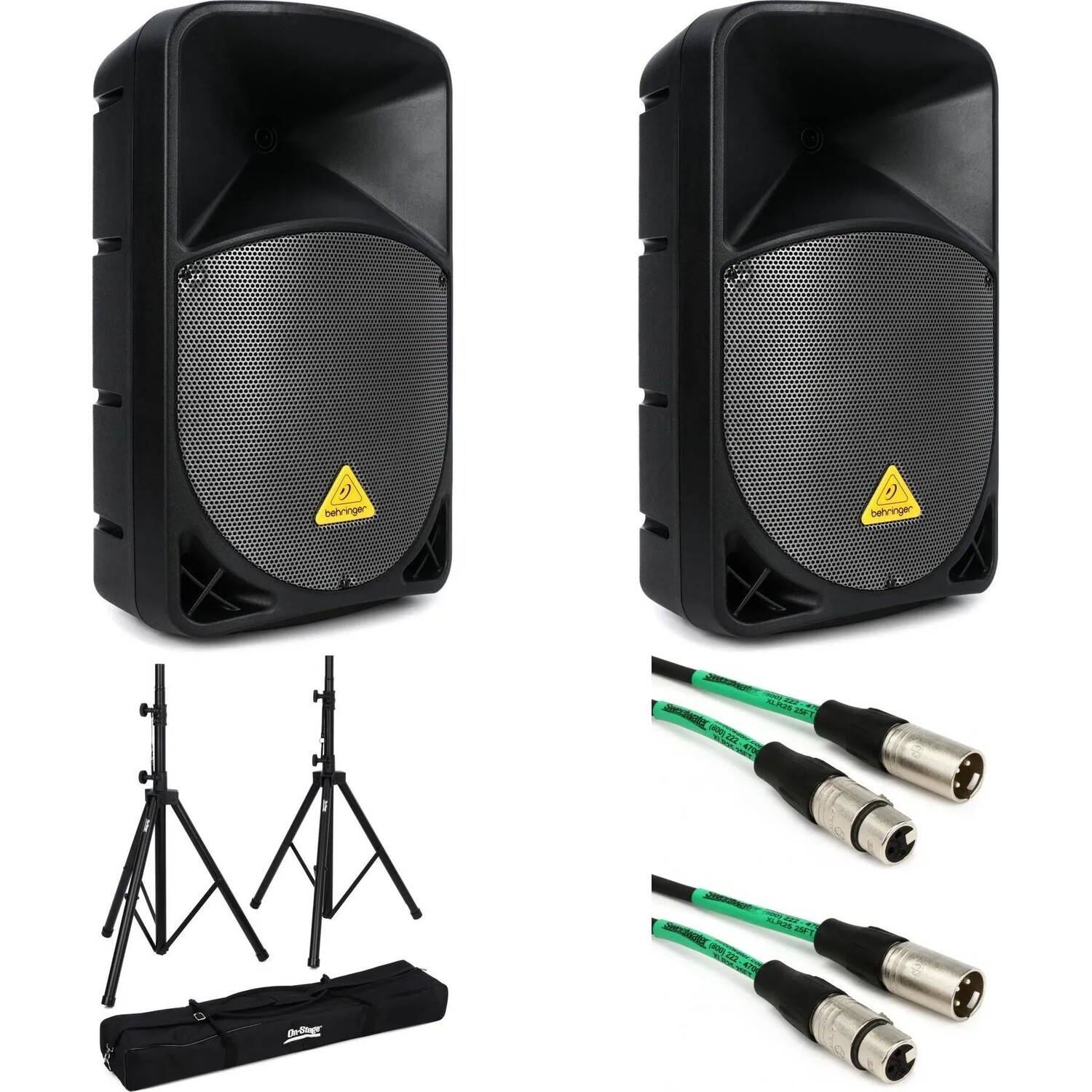 

Behringer Eurolive B112D 1000 Вт 12-дюймовый активный динамик (пара) и комплект подставки