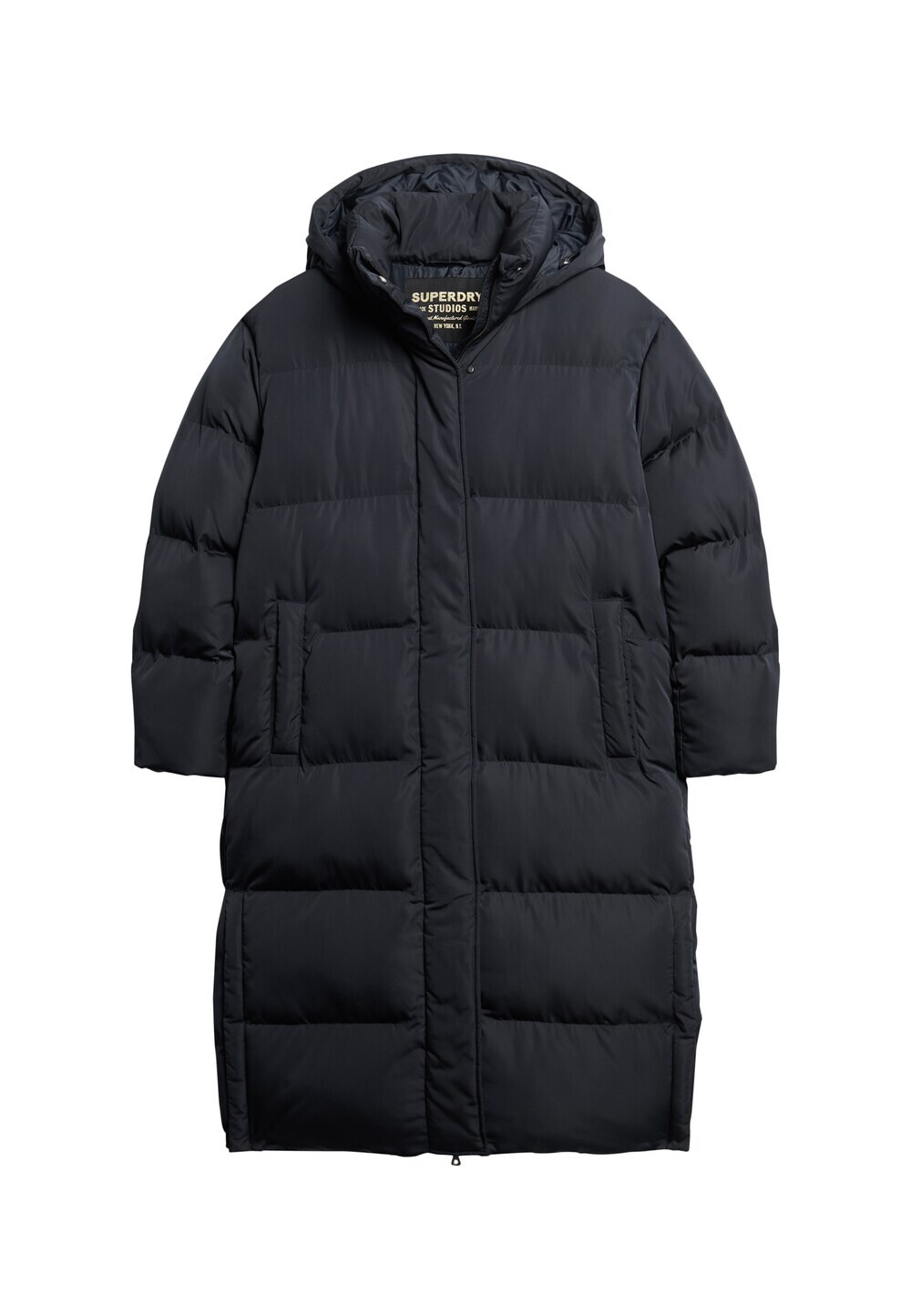 

Зимнее пальто Superdry, морской синий