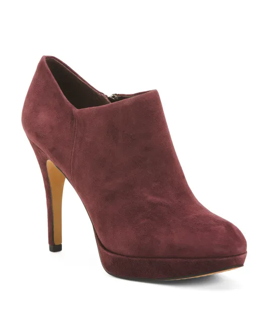 

Замшевые туфли Elvin на платформе Vince Camuto, цвет Petit Sirah