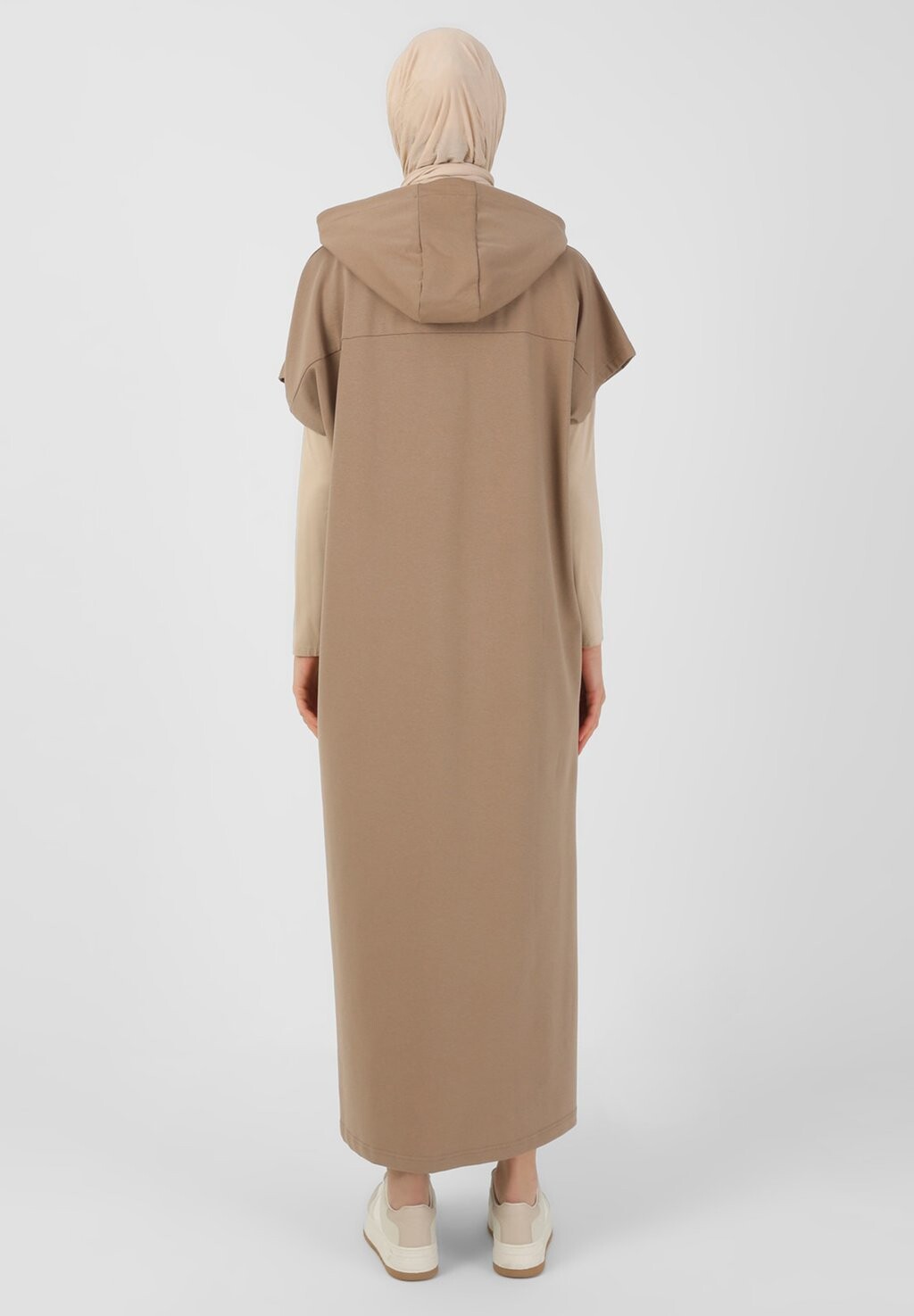 

Платье макси MODEST REFKA BASIC Modanisa, светло-коричневый