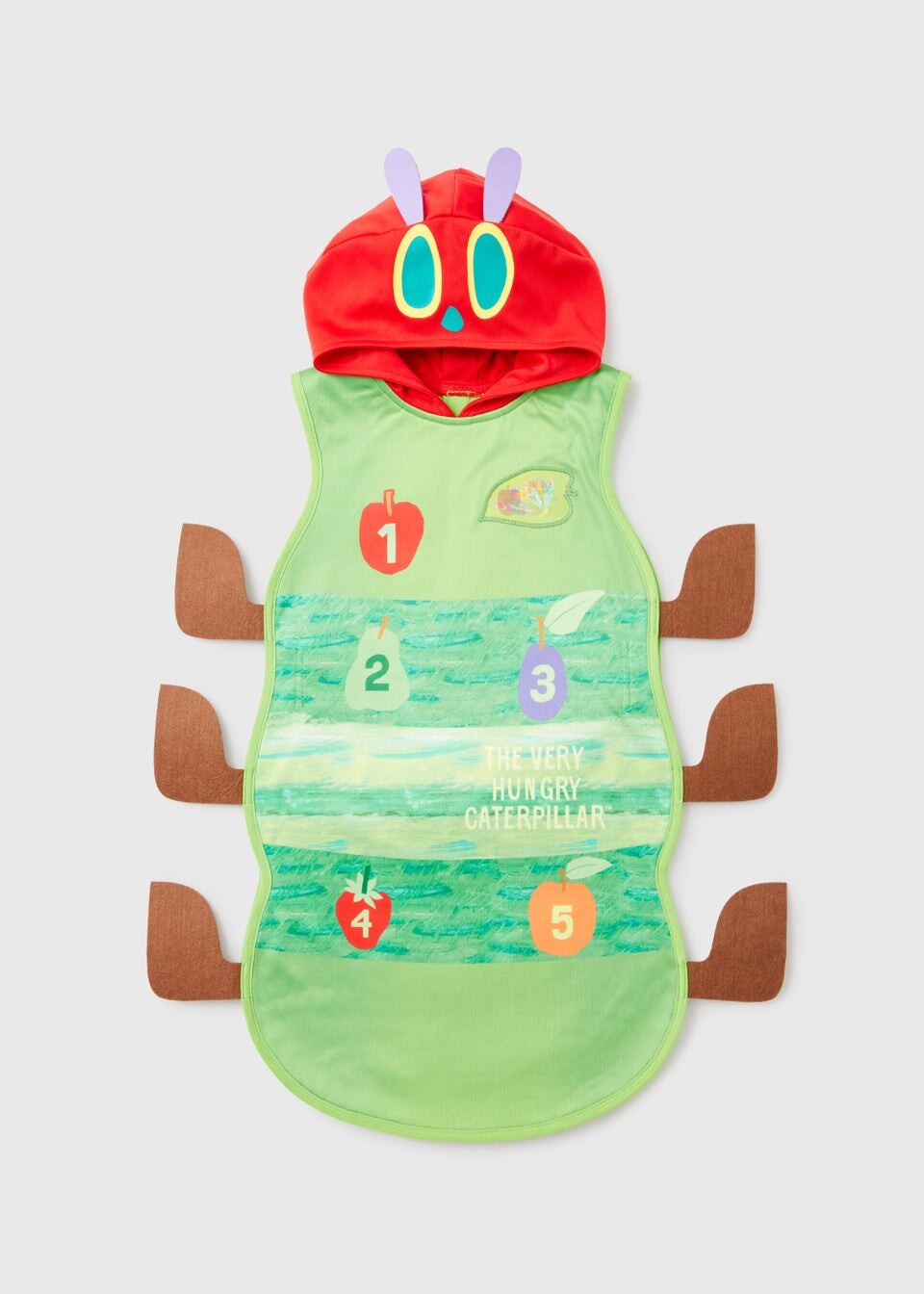

Детский зеленый карнавальный костюм Hungry Caterpillar (18 мес.–7 лет), фисташковый