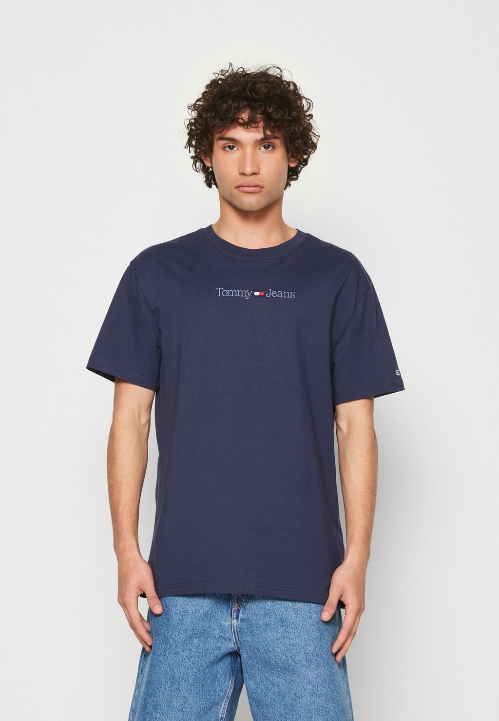 

Футболка с принтом Tommy Jeans, темно-синий