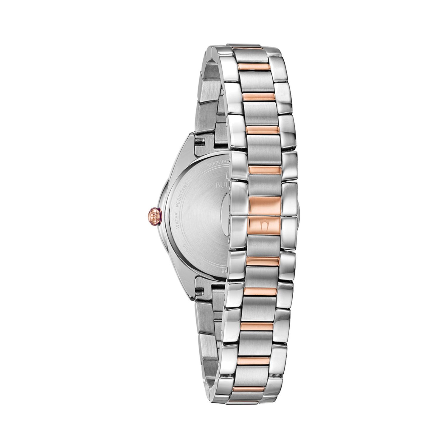 цена Женские двухцветные часы Sutton Diamond из нержавеющей стали - 98R264 Bulova