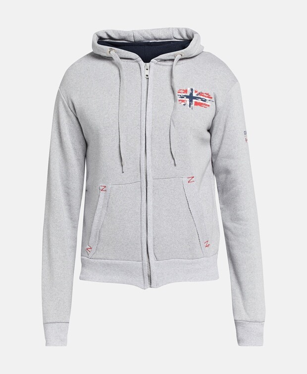 

Толстовка с капюшоном Geographical Norway, цвет Medium Grey