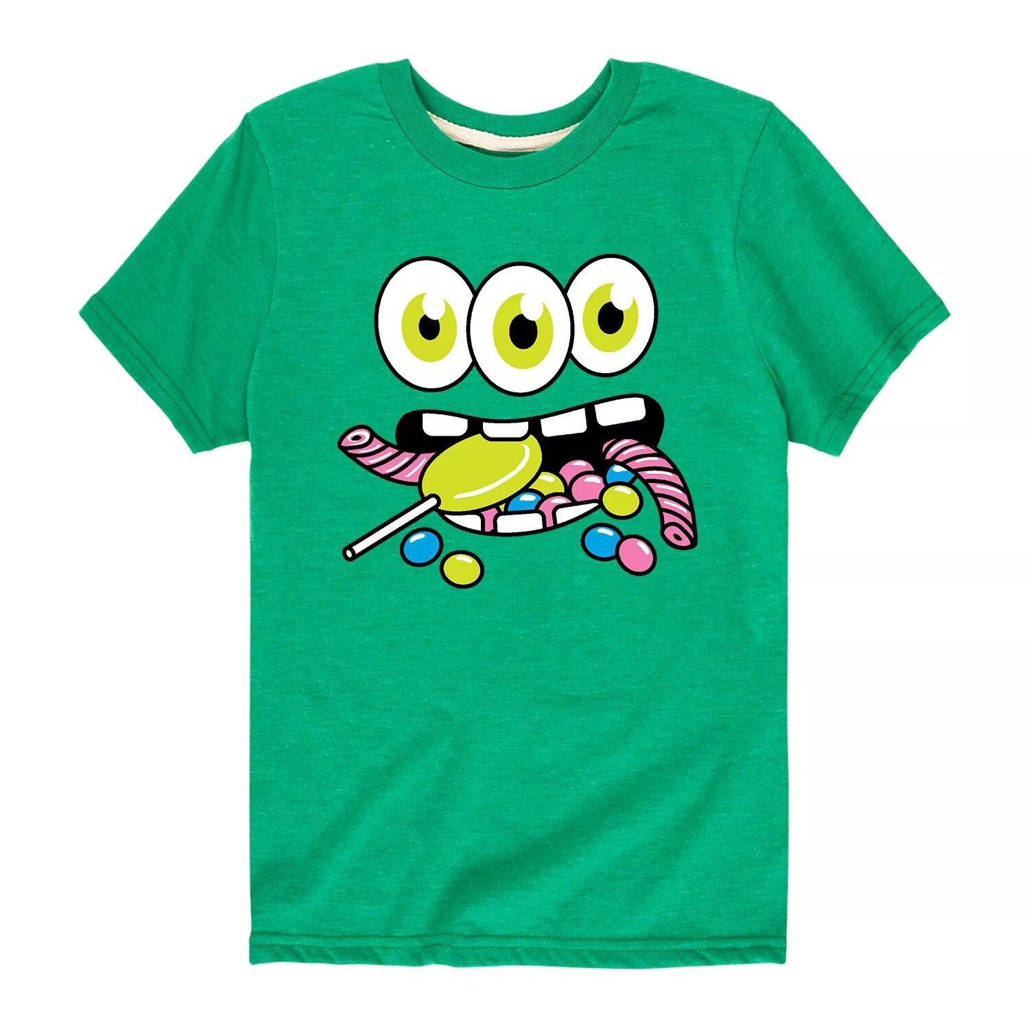 

Футболка с рисунком Monster Candy для мальчиков 8–20 лет Licensed Character, зеленый