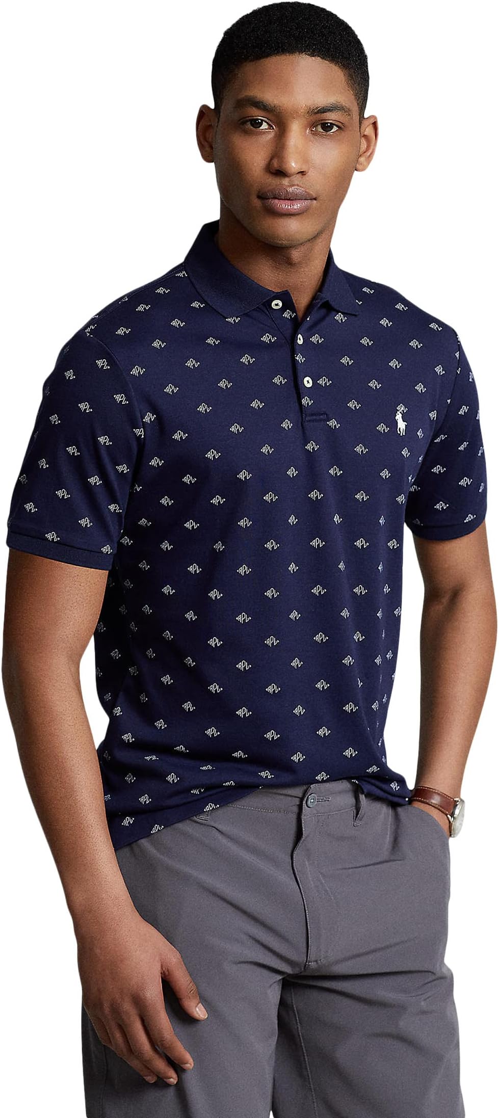 Рубашка-поло Classic Fit Soft Cotton Polo Shirt Polo Ralph Lauren, цвет PRL Deco French Navy
