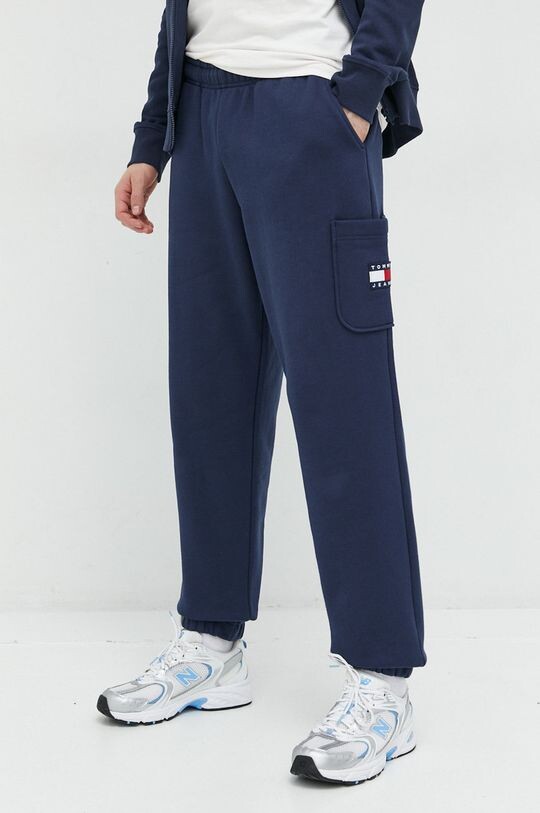 

Спортивные брюки из хлопка Tommy Jeans, темно-синий