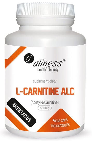 Aliness, L-Carnitine ALC 500 мг - 100 капсул l метионин 500 мг aliness 100 растительных капсул