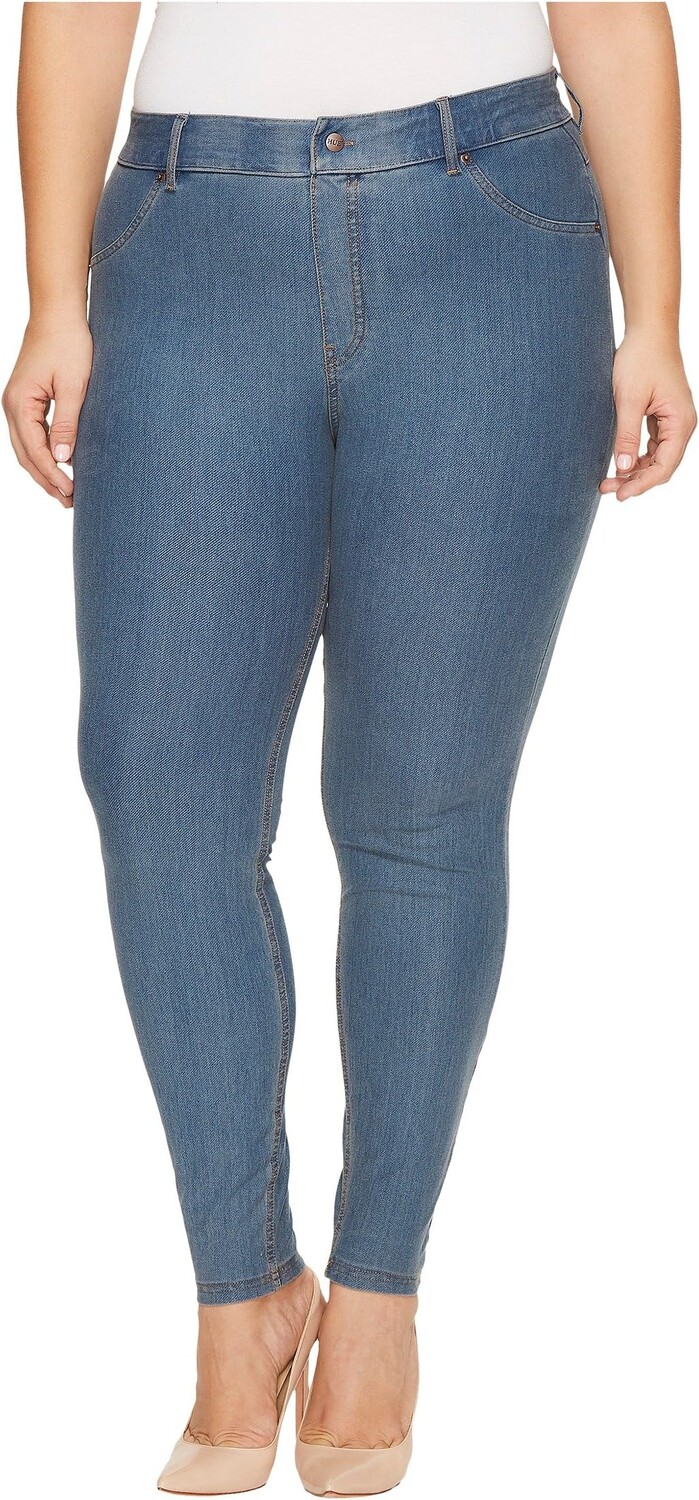 

Джинсы Plus Size Essential Denim Leggings HUE, цвет Stone Acid Wash