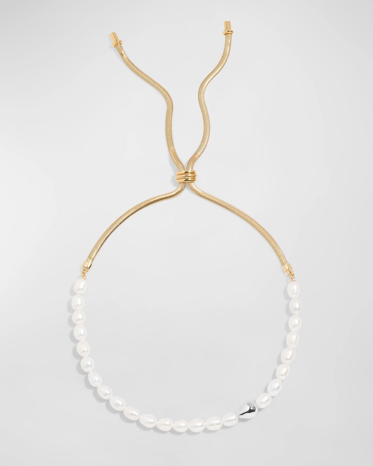 

Жемчужное ожерелье Клео DEMARSON, цвет Gold Pearl