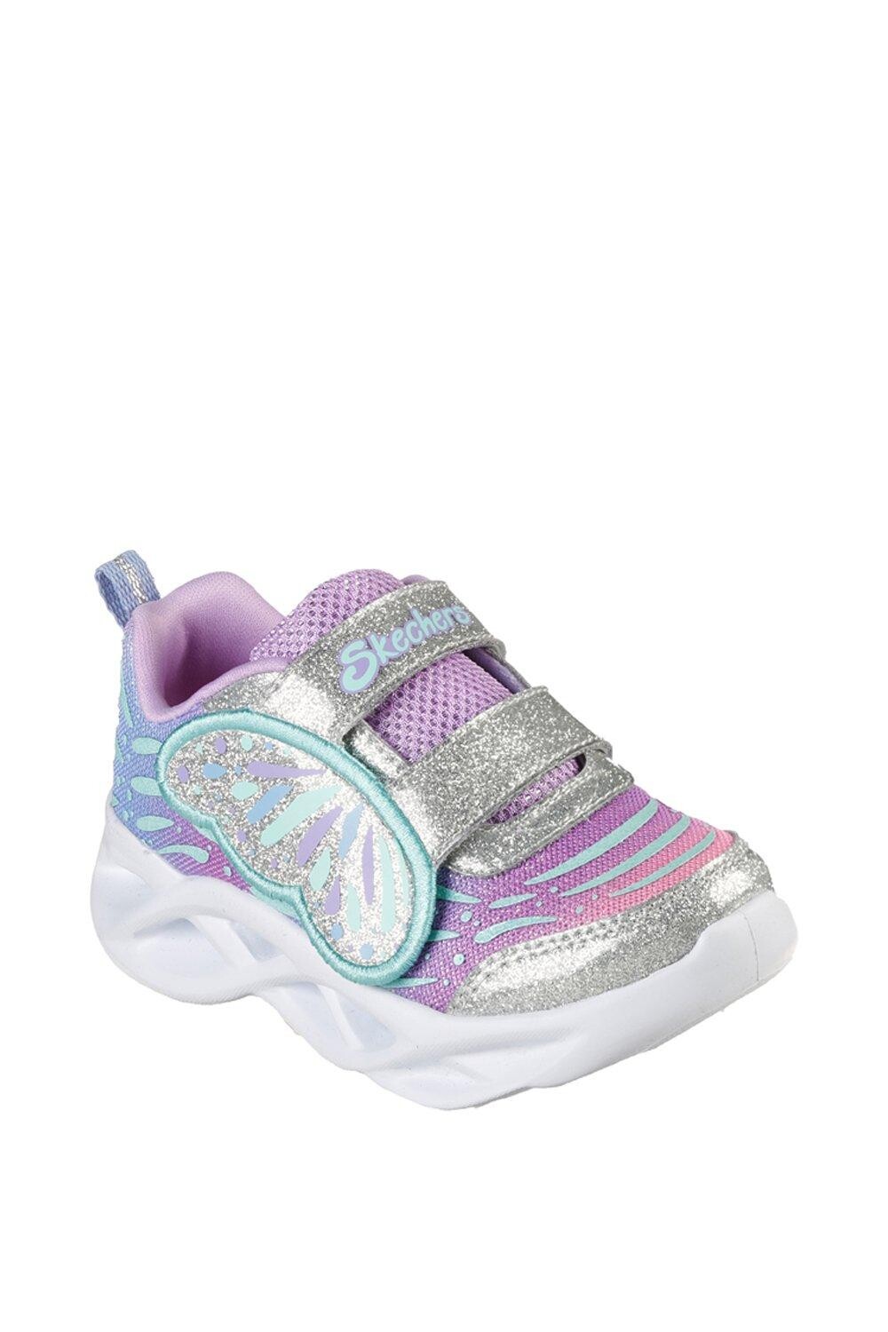 

S Lights: Twisty Brights - кроссовки Wingin' It Debenhams, серебро