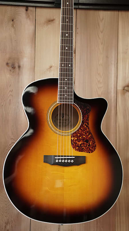 Акустическая гитара Guild Westerly Collection F-250CE Deluxe Sitka Spruce / Maple Jumbo with Cutaway Demo