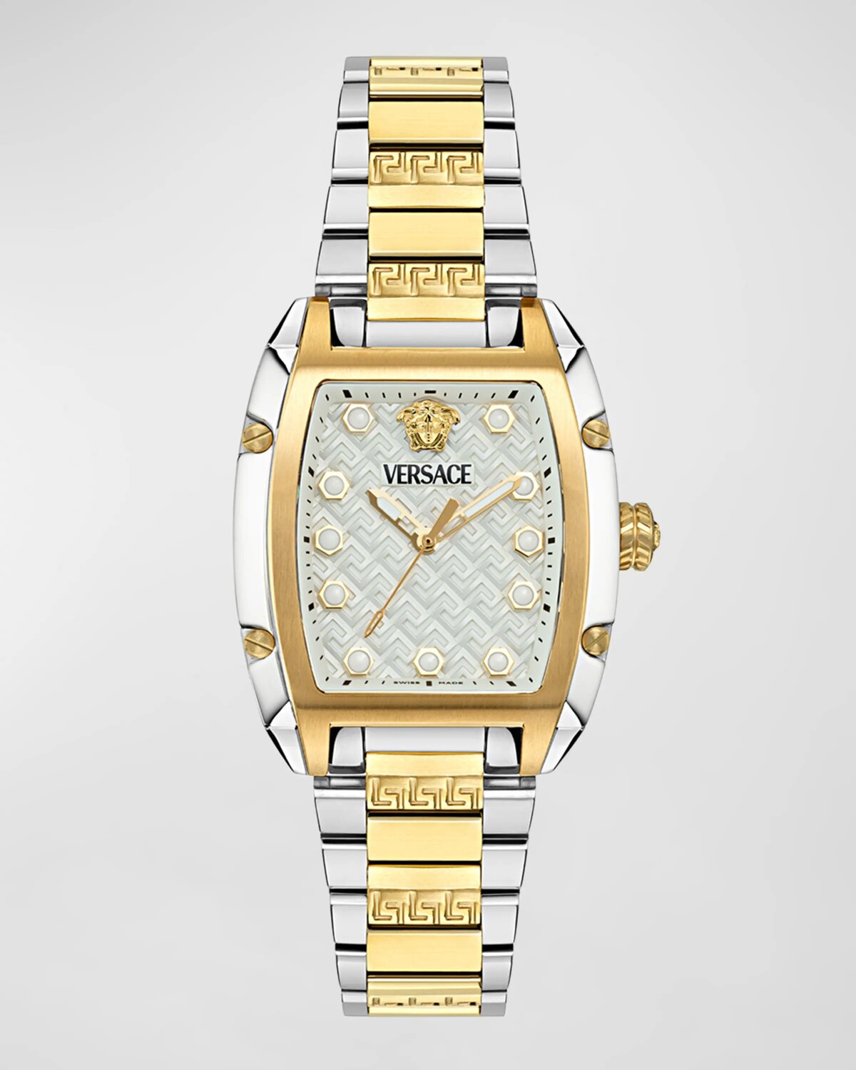 

Двухцветные часы-браслет Dominus IP, 44,8 x 36 мм Versace, цвет Silver Gold