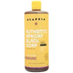 Alaffia Аутентичное Африканское Черное мыло Дикая Лаванда 32 жидких унции