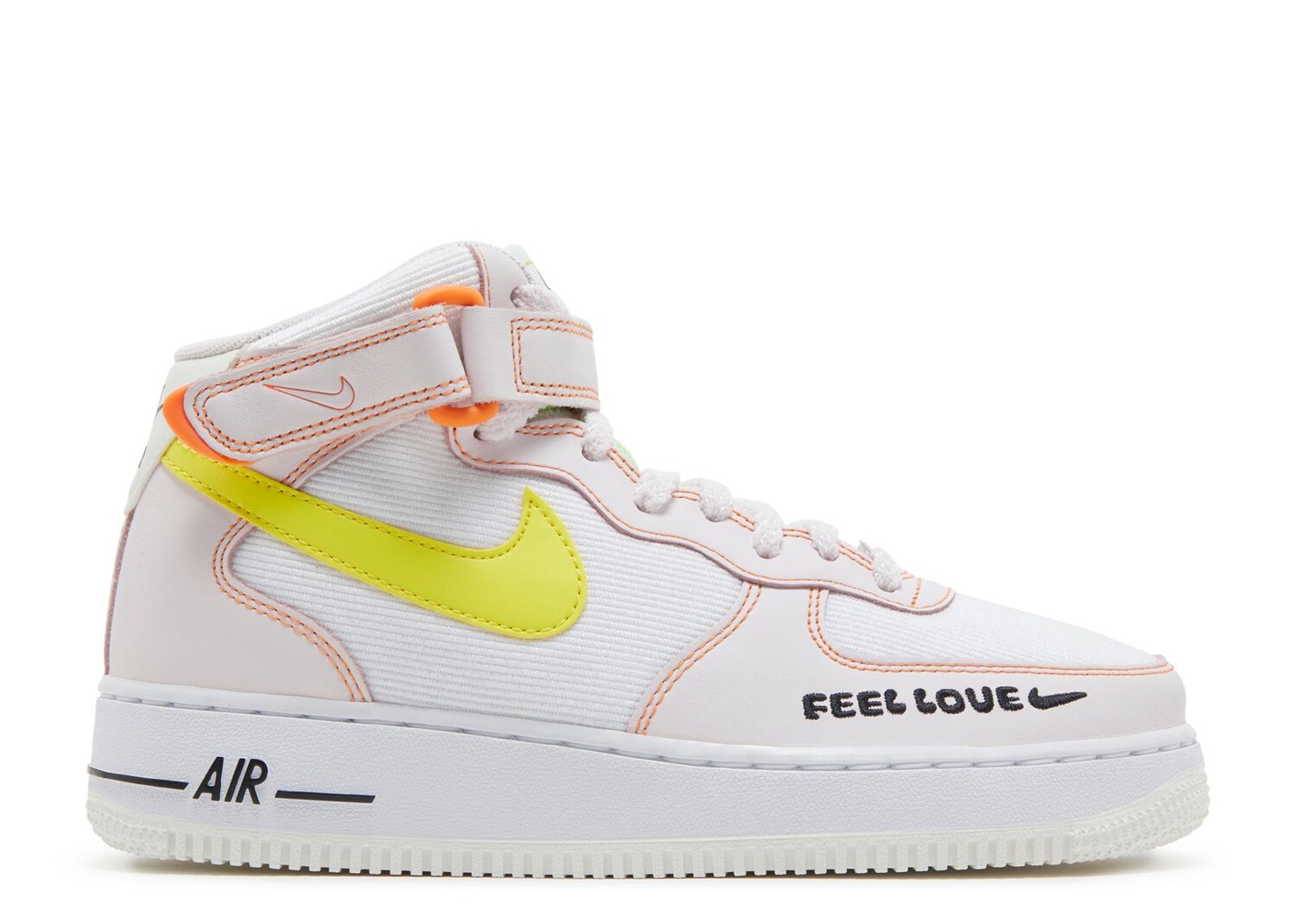 

Кроссовки Nike Wmns Air Force 1 '07 Mid 'Feel Love', белый
