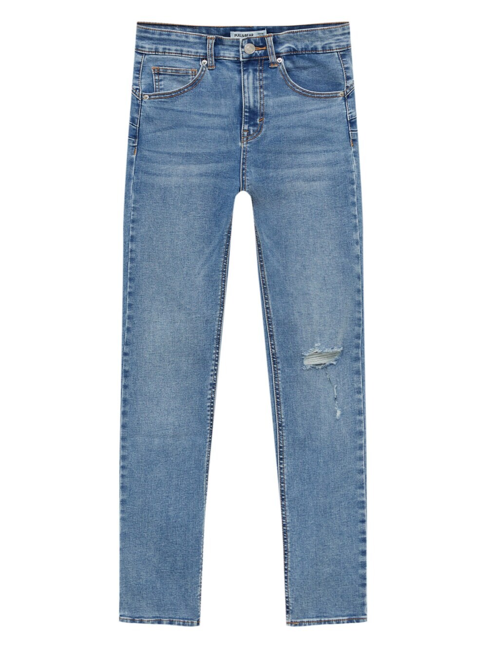 

Узкие джинсы Pull&Bear, синий