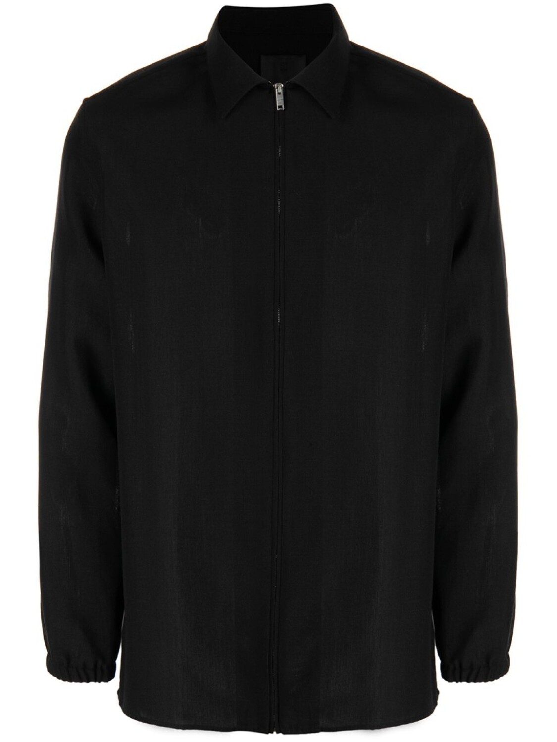 

Givenchy рубашка из смесовой шерсти на молнии, черный