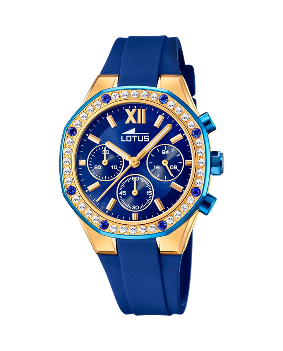 Женские часы 18876/1 Excellence в синей резине LOTUS, синий женские часы спутник л 800120