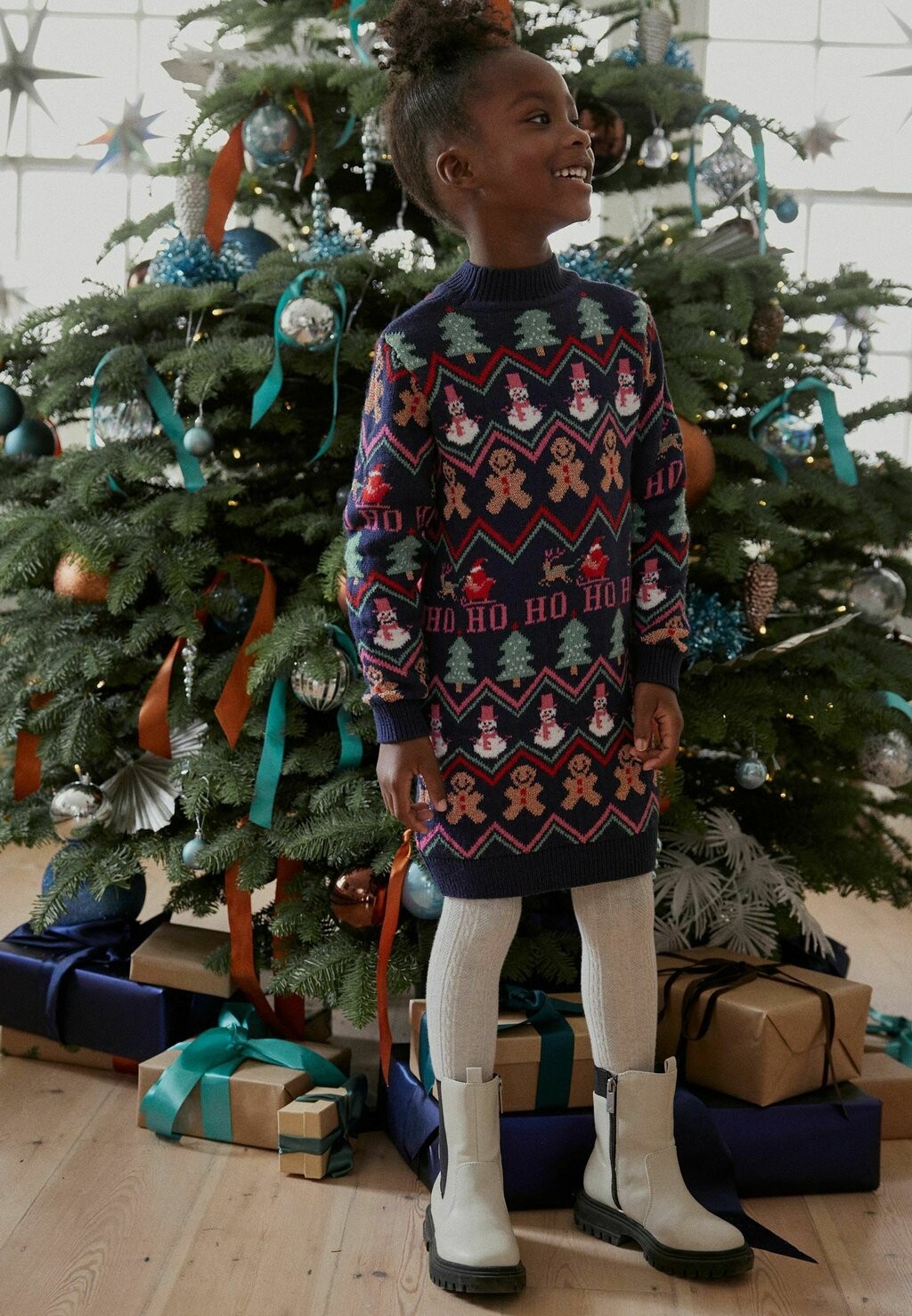 

Трикотажное платье Gingerbread Next, цвет navy blue