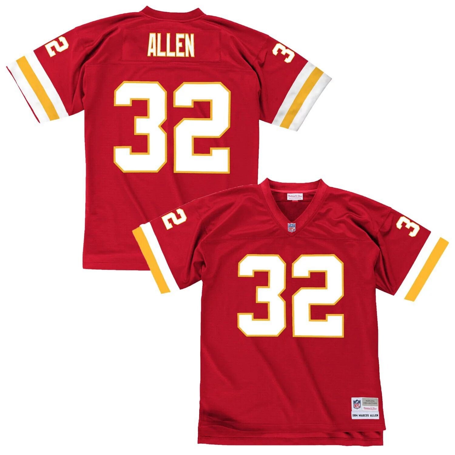 

Мужская футболка Mitchell & Ness Marcus Allen Red Kansas City Chiefs Retired Player Legacy Replica Джерси