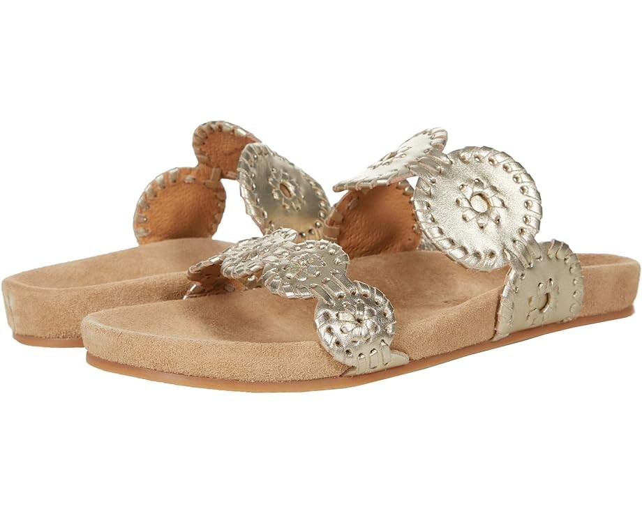 

Сандалии Jack Rogers Comfort Lauren, цвет Platinum