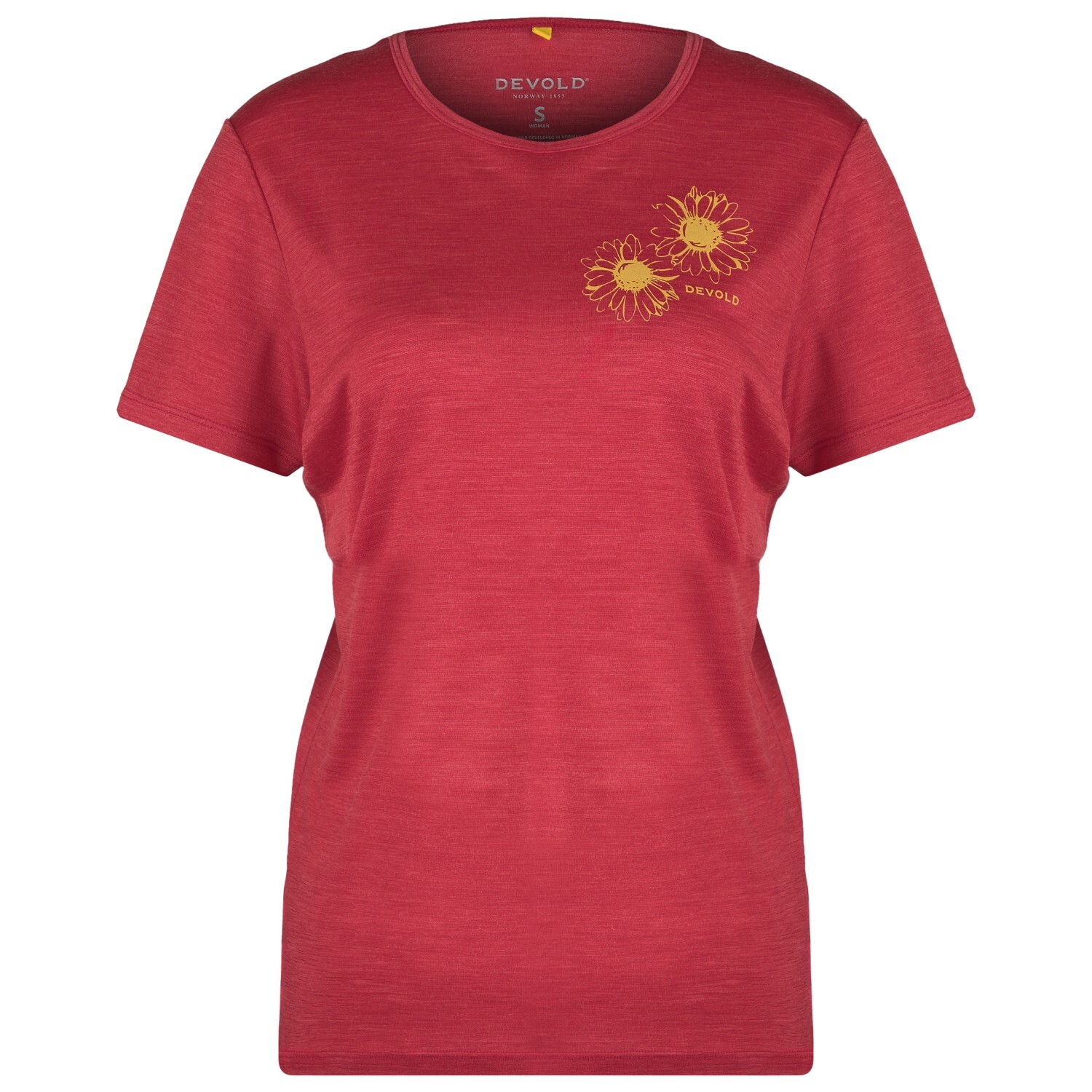 

Рубашка из мериноса Devold Women's Daisy Tee, цвет Beauty