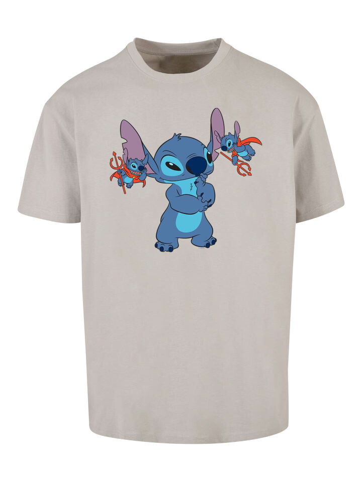 

Футболка F4NT4STIC Disney Lilo And Stitch Little Devils, цвет lightasphalt