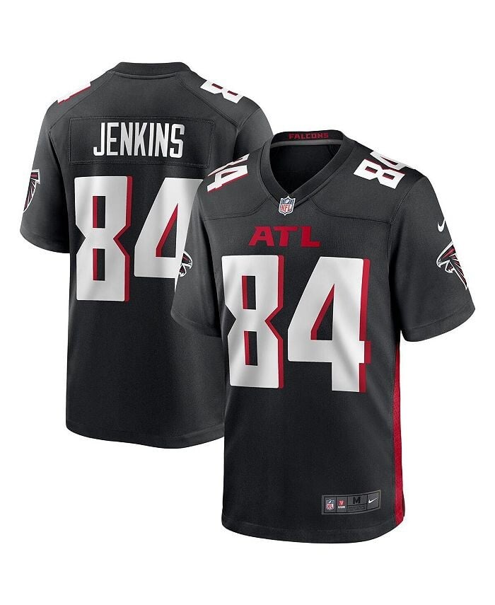 

Мужская черная майка игрока пенсионера Alfred Jenkins Atlanta Falcons Game Nike, черный