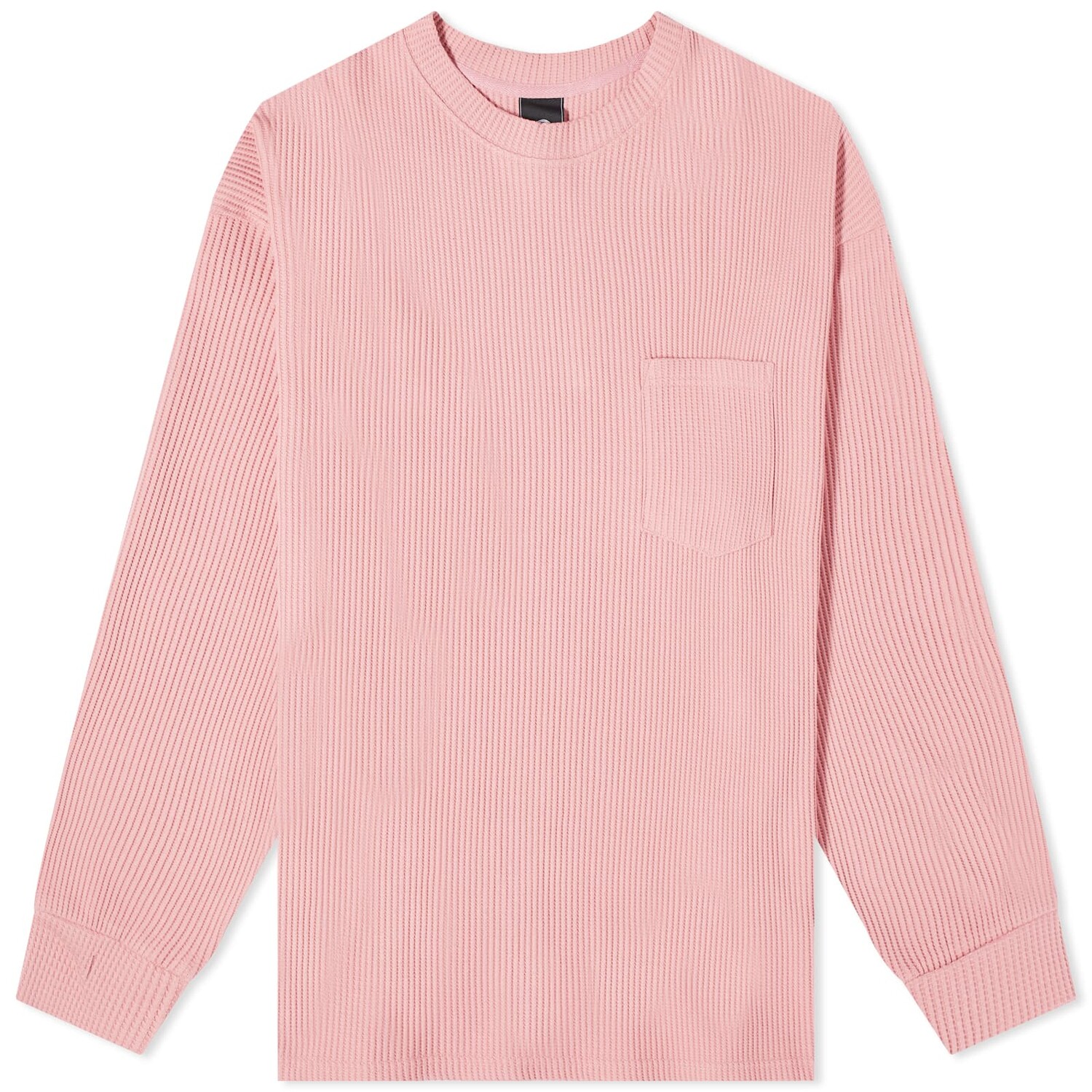 

Футболка Frizmworks Oversized Waffle Pocket, розовый
