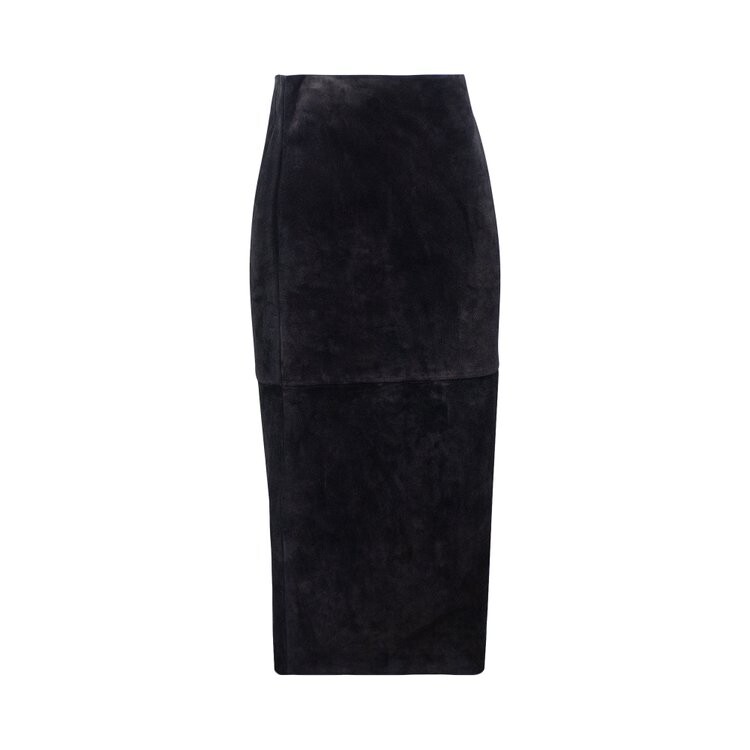 

Юбка Saint Laurent Suede Pencil 'Black', черный