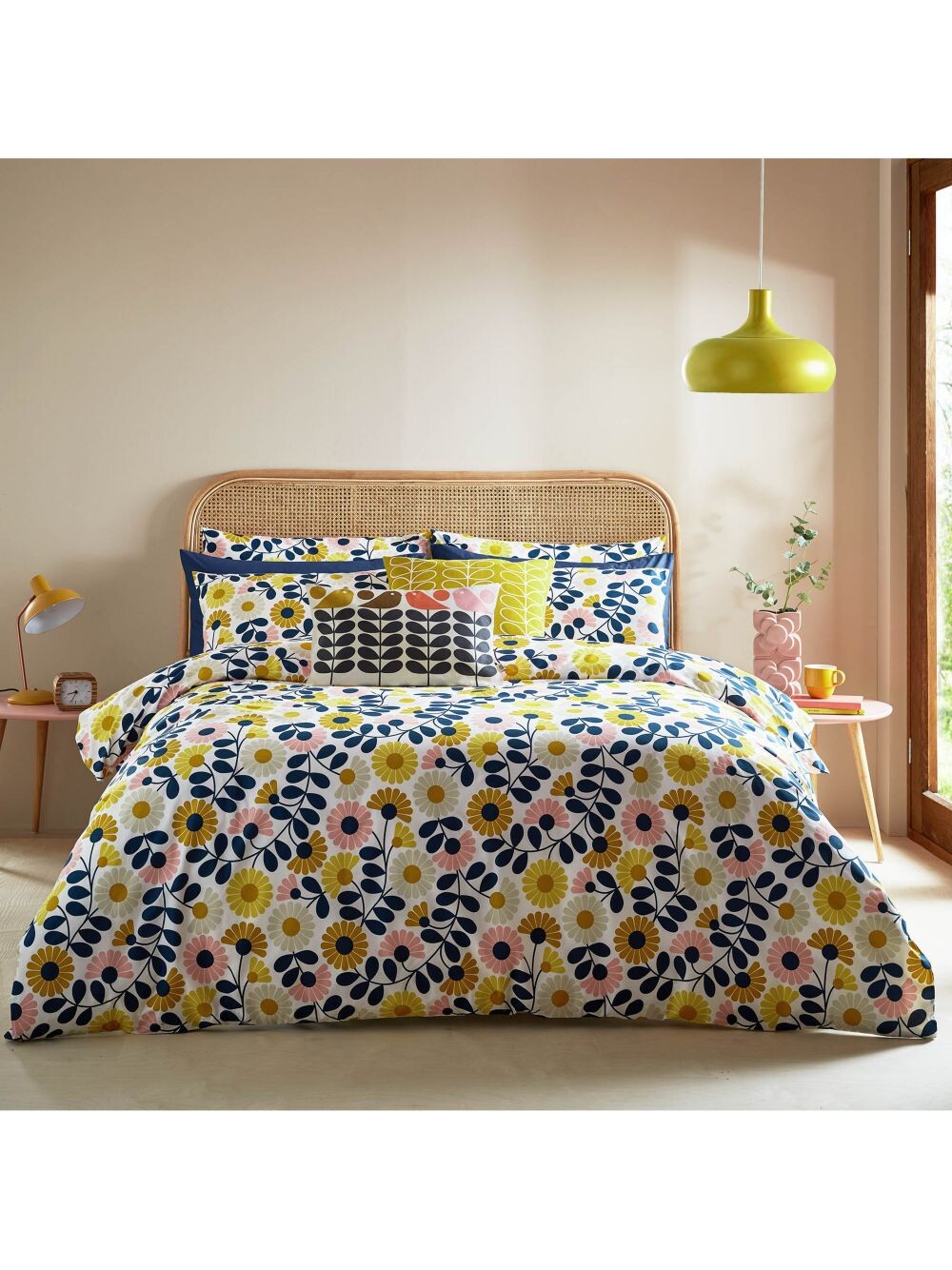 

Одинарный пододеяльник-кимоно Orla Kiely, разноцветный