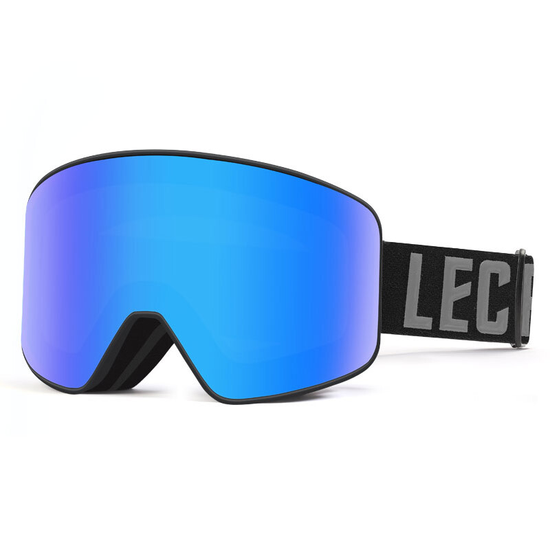 

Лыжные очки Lecage, Черные хлопья в черной оправе