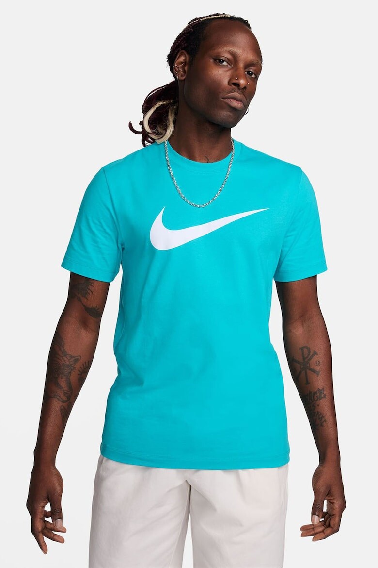 

Спортивная футболка с логотипом Icon Swoosh Nike, белый