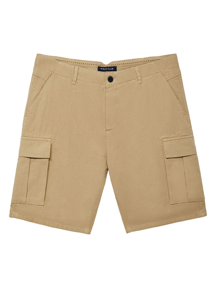 

Тканевые шорты Polo Club Cargo, бежевый