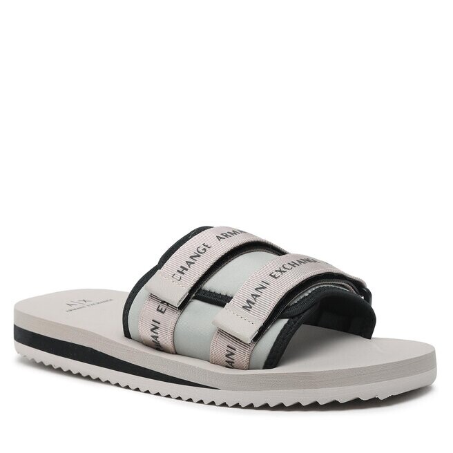 

Шлепанцы Armani Exchange, бежевый