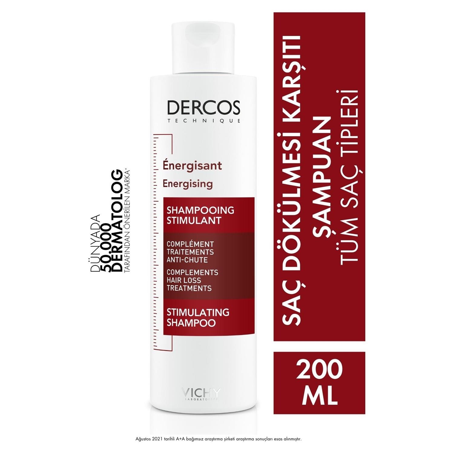 Vichy Dercos Energizing шампунь против выпадения волос 200 мл