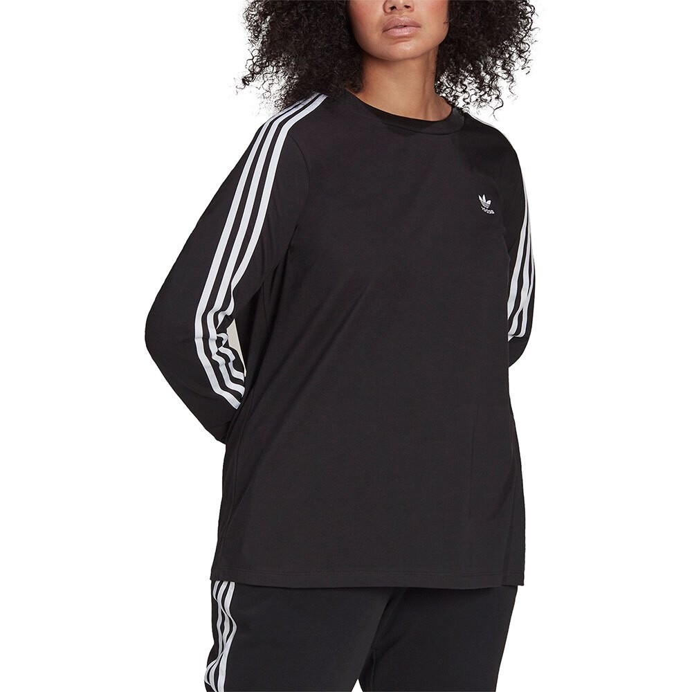 

Рубашка с длинным рукавом adidas Originals 3 Striker Big, черный