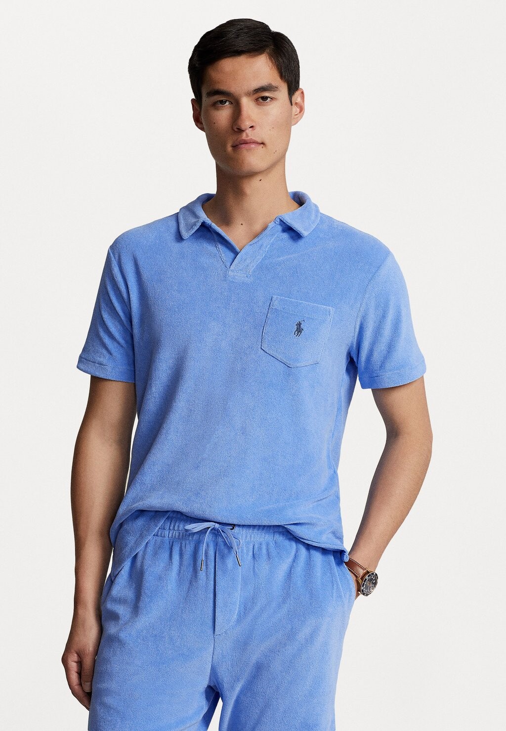 Рубашка-поло SHORT SLEEVE Polo Ralph Lauren, цвет harbor island blue поло short sleeve polo ralph lauren цвет harbor island blue light navy